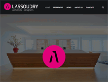 Tablet Screenshot of lassoudry.ch